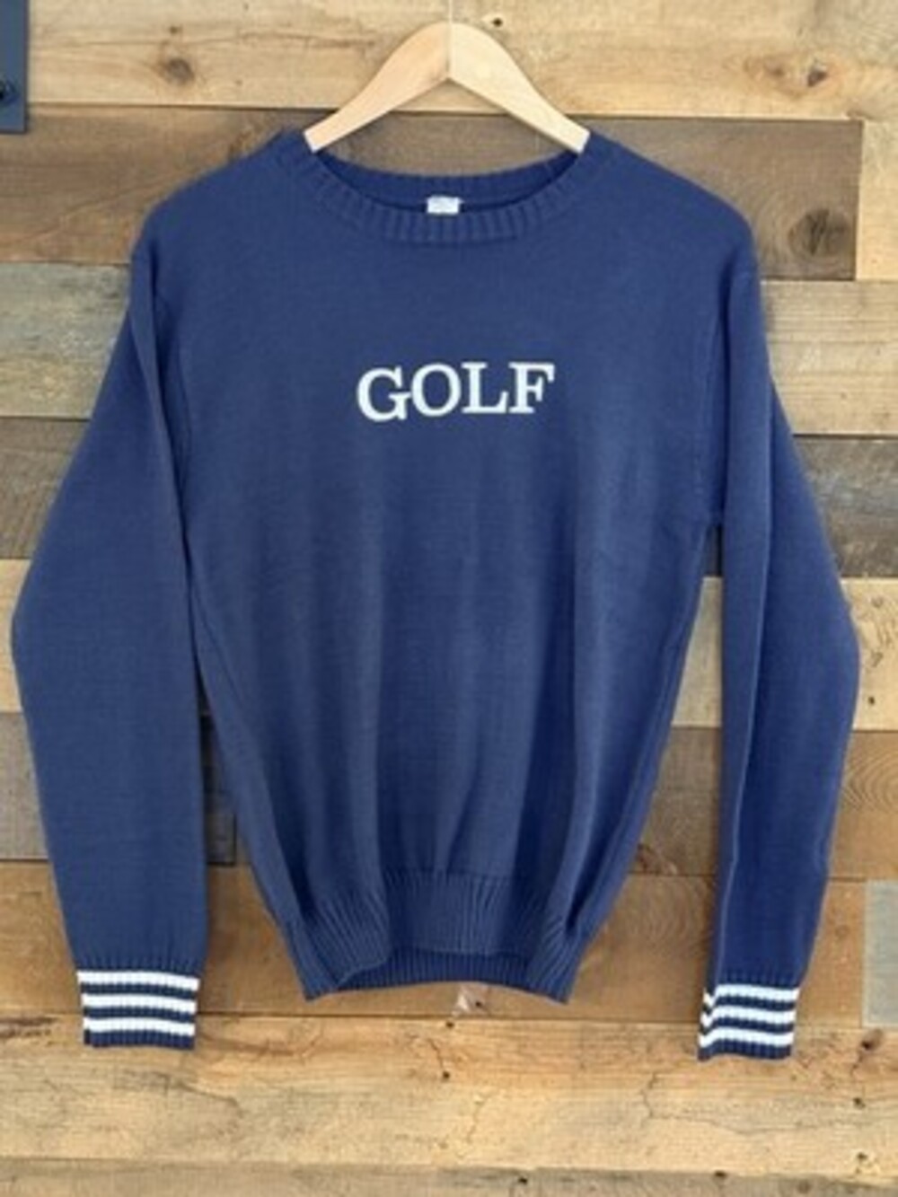 New The Bubble Women's Sweater "Golf" Navy/White Sz XL 0535
